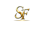 Gold 'SF' logo on a transparent background